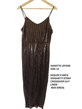 Nanette Lepore Sequin Midi Dress – Size 12 (L)